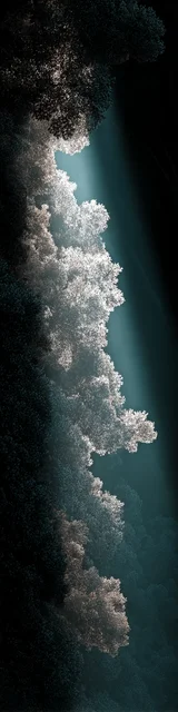 Free aesthetic bookmark featuring sunlight coming down